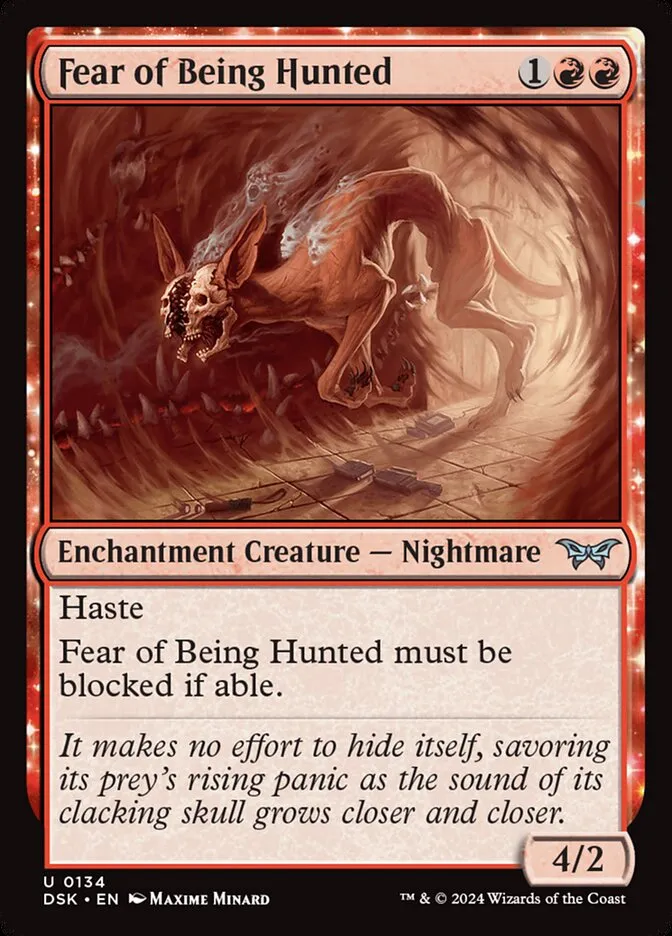 Fear of Being Hunted Front Face