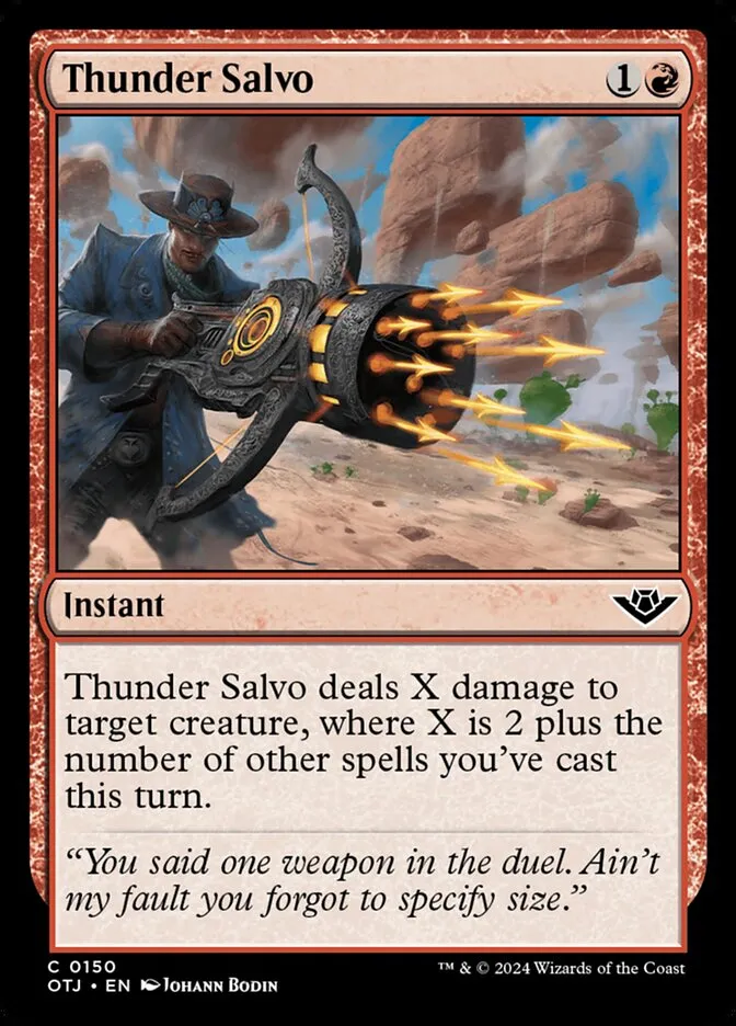 Thunder Salvo Front Face