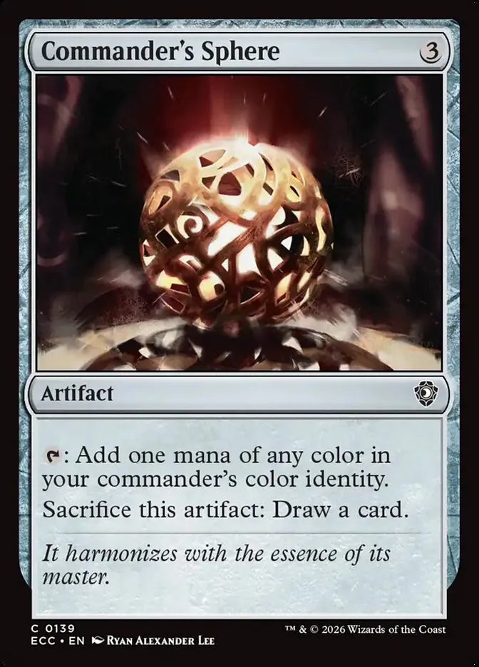 Commander's Sphere Front Face