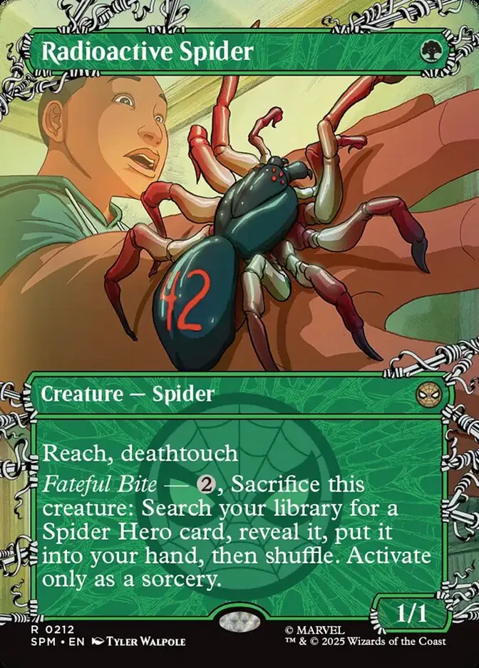 Radioactive Spider Front Face