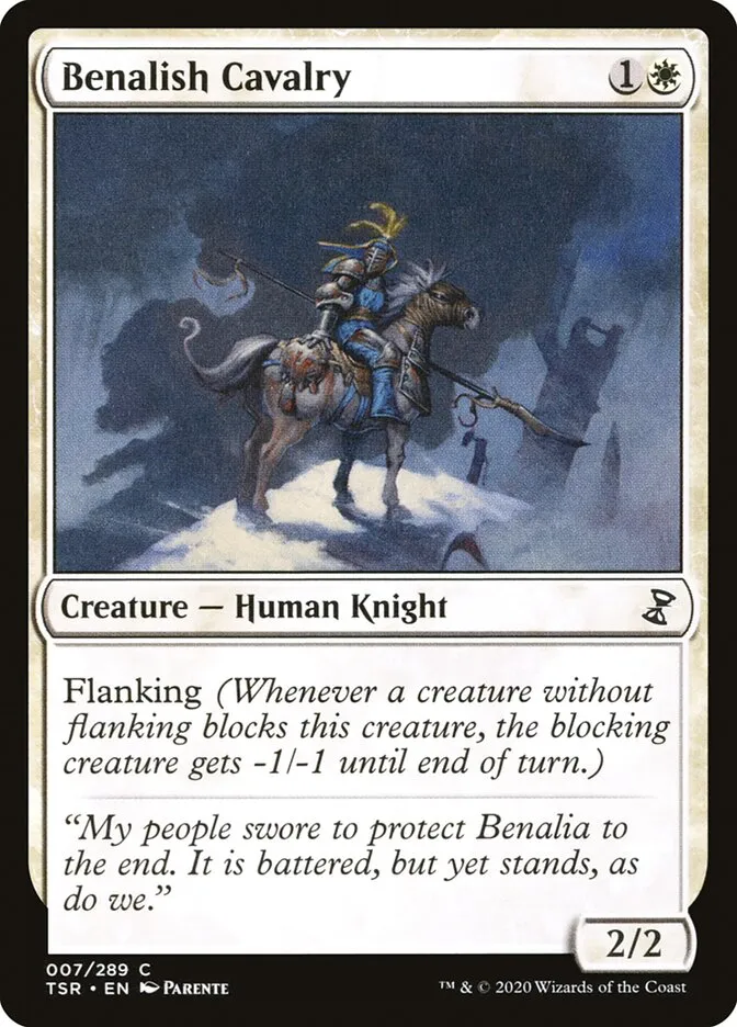 Benalish Cavalry Front Face