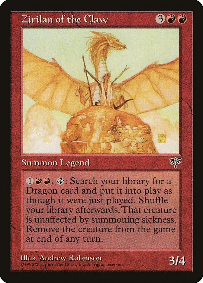 Zirilan of the Claw Front Face