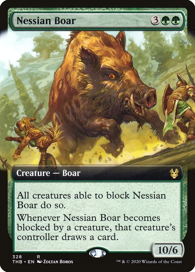Nessian Boar Front Face