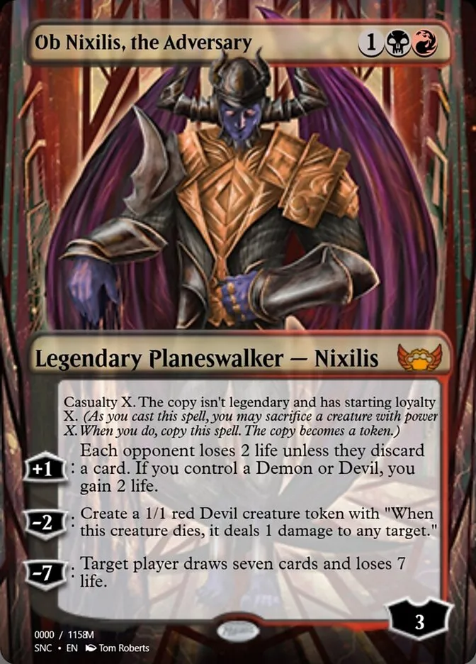 Ob Nixilis, the Adversary Front Face