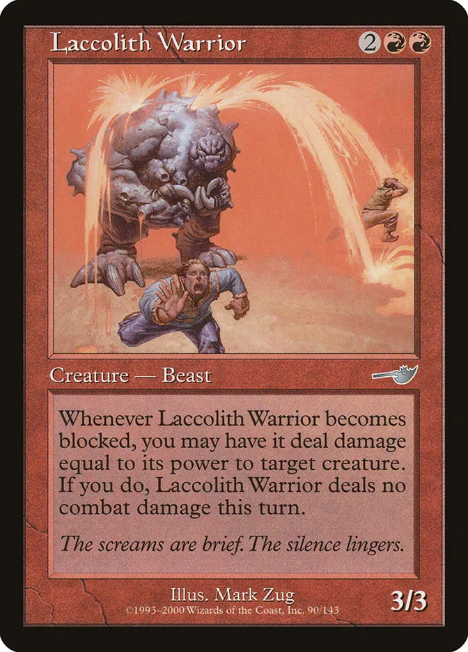 Laccolith Warrior Front Face
