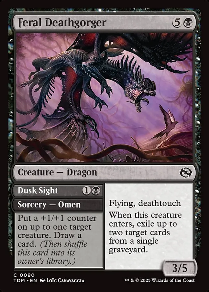 Feral Deathgorger // Dusk Sight Front Face