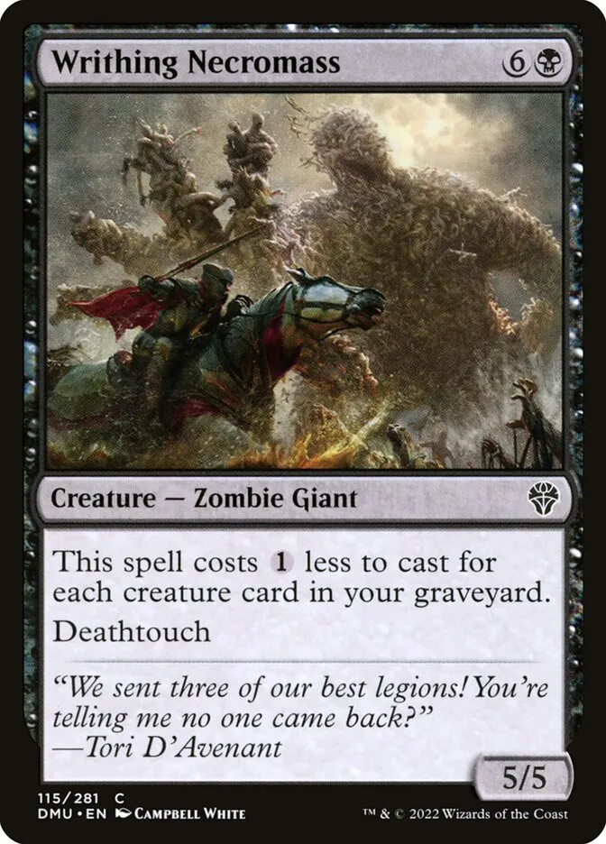 Writhing Necromass Front Face