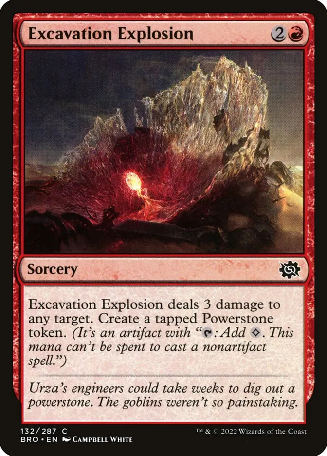 Excavation Explosion Front Face