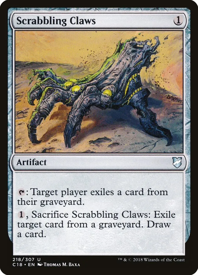 Scrabbling Claws Front Face