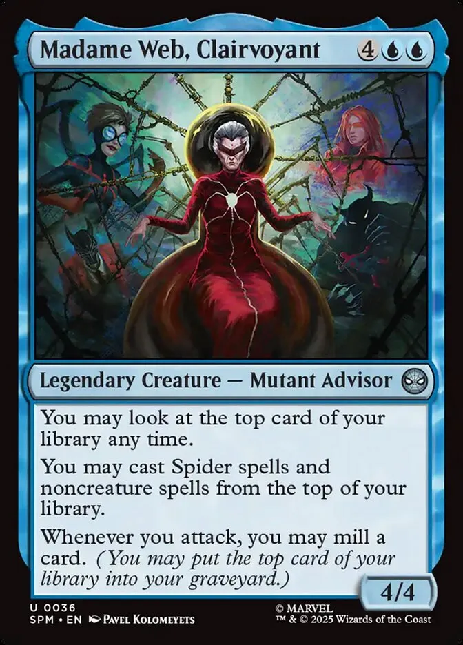 Madame Web, Clairvoyant Front Face