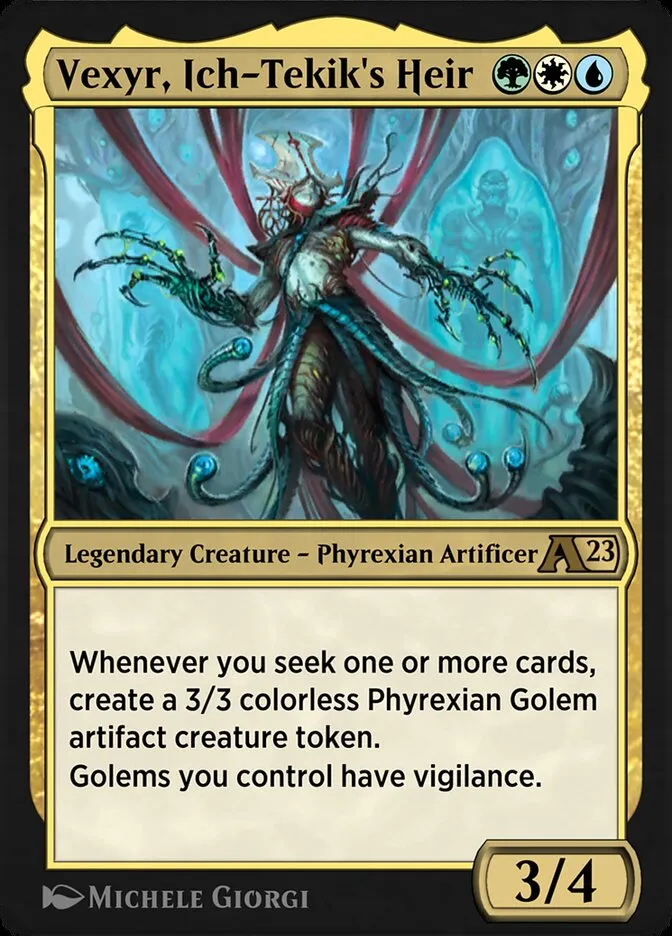 Vexyr, Ich-Tekik's Heir Front Face