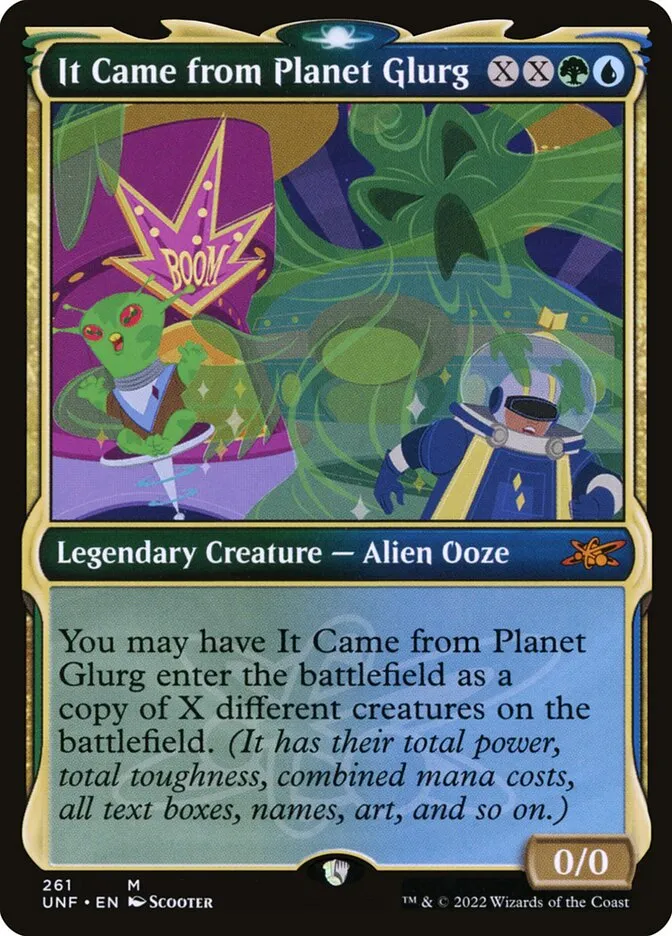 It Came from Planet Glurg Front Face