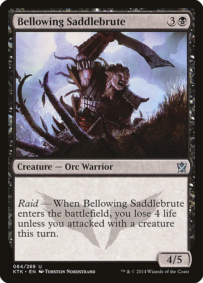 Bellowing Saddlebrute Front Face
