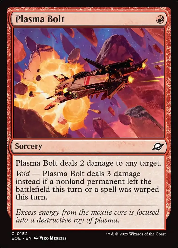 Plasma Bolt Front Face