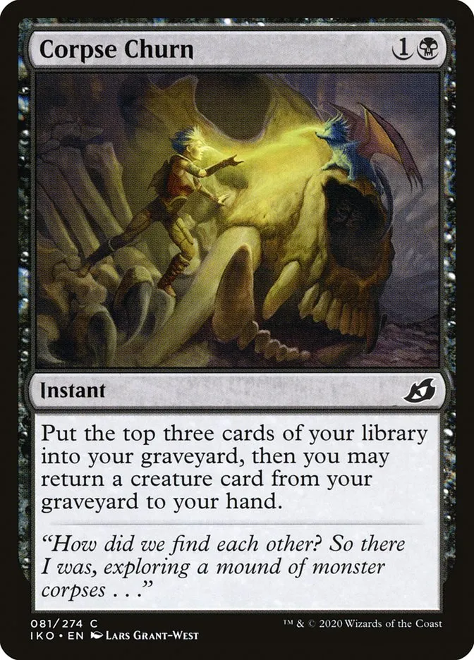 Corpse Churn Front Face