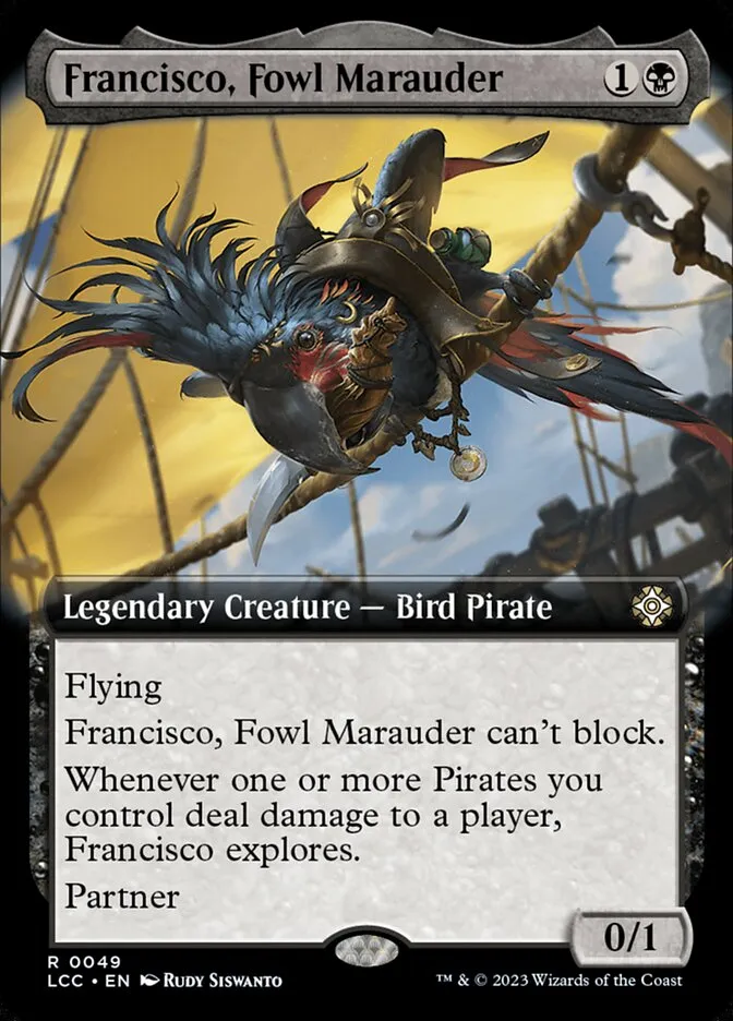 Francisco, Fowl Marauder Front Face