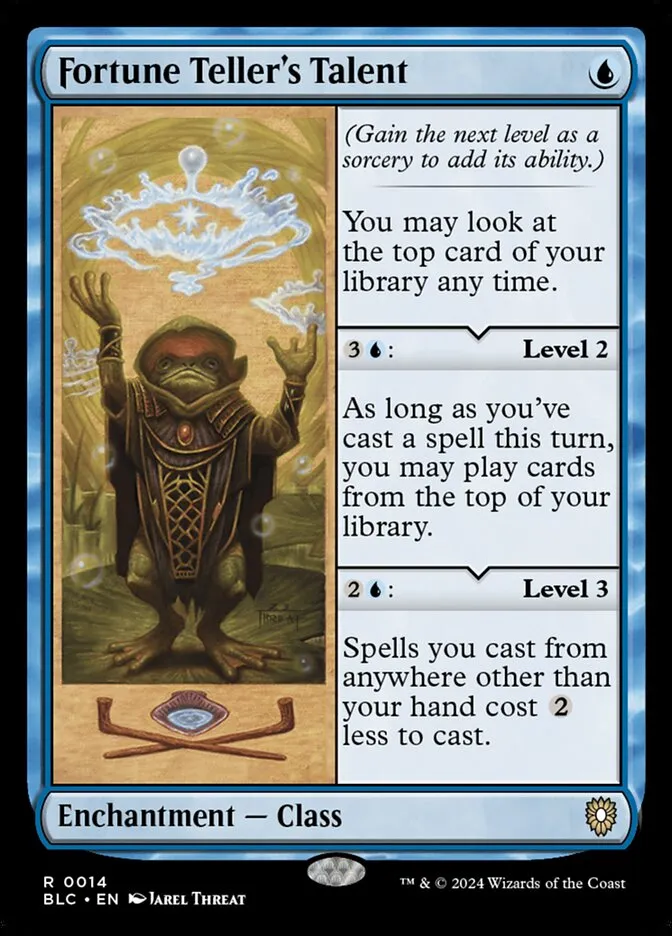 Fortune Teller's Talent Front Face
