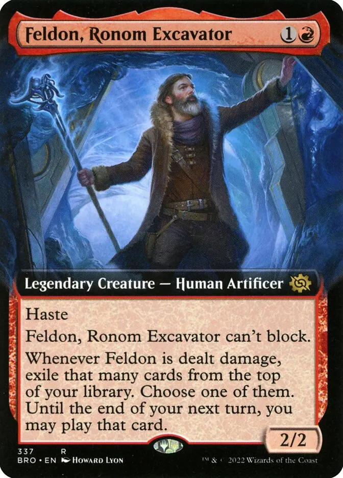 Feldon, Ronom Excavator Front Face