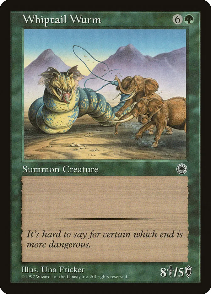 Whiptail Wurm Front Face