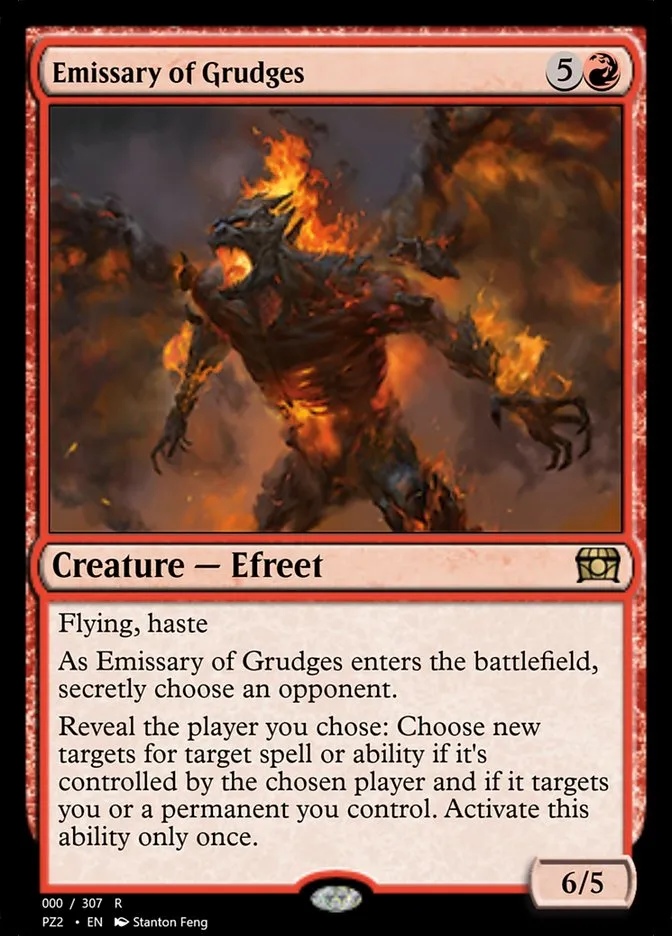 Emissary of Grudges Front Face