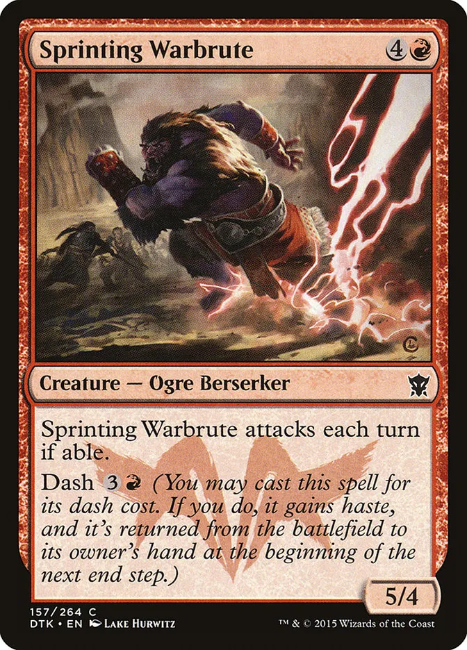 Sprinting Warbrute Front Face