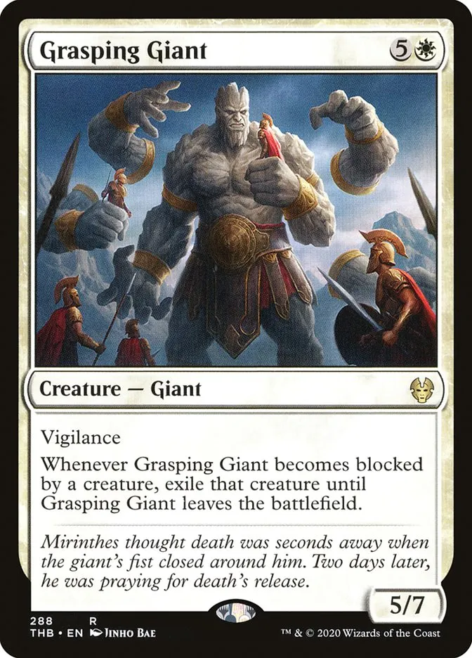 Grasping Giant Front Face