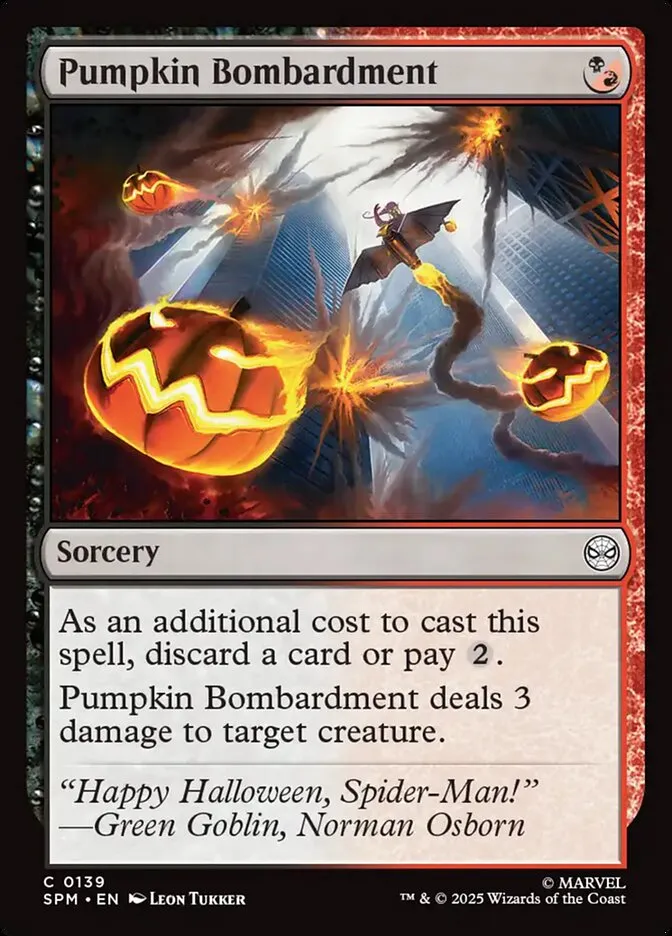 Pumpkin Bombardment Front Face
