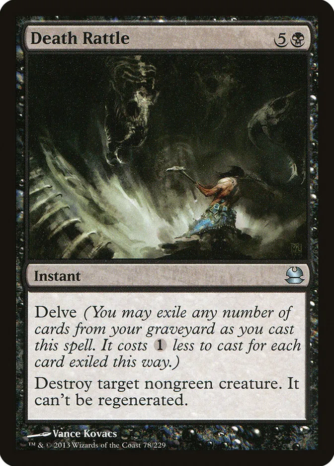 Death Rattle Front Face