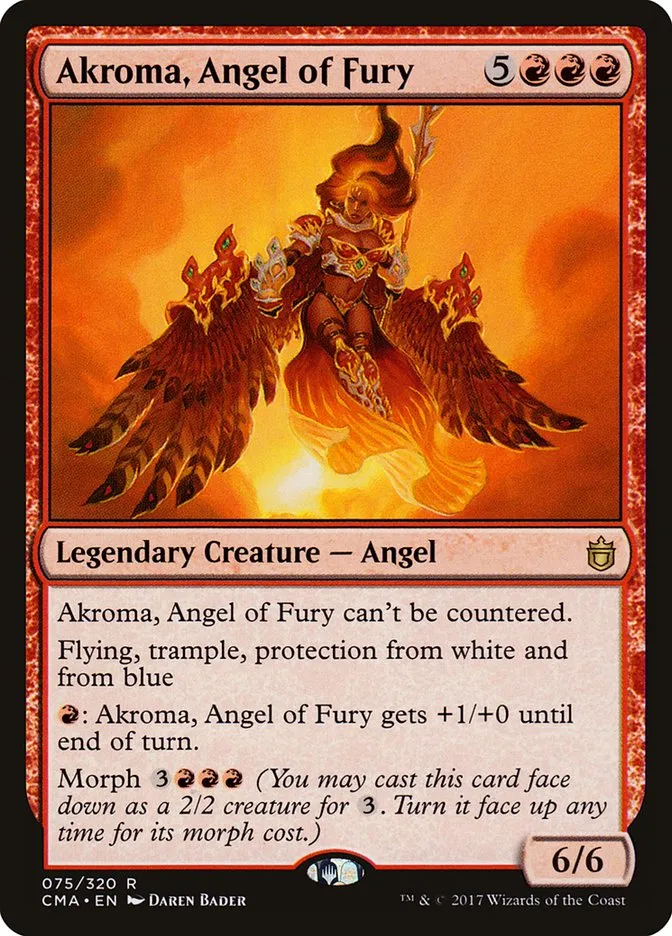 Akroma, Angel of Fury Front Face