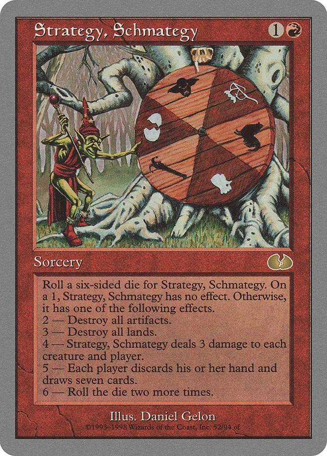 Strategy, Schmategy Front Face