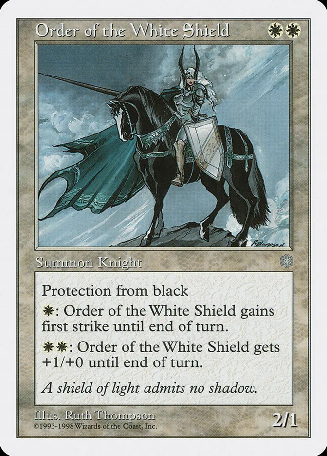 Order of the White Shield Front Face