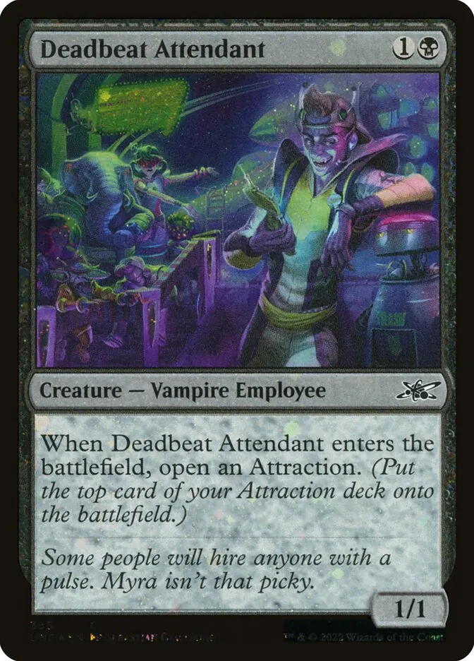 Deadbeat Attendant Front Face