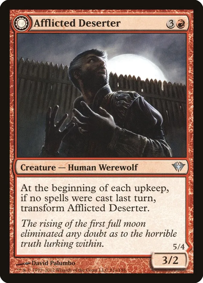 Afflicted Deserter // Werewolf Ransacker Front Face