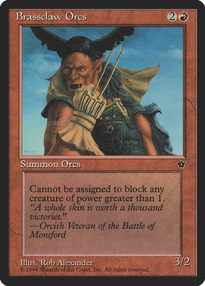 Brassclaw Orcs Front Face