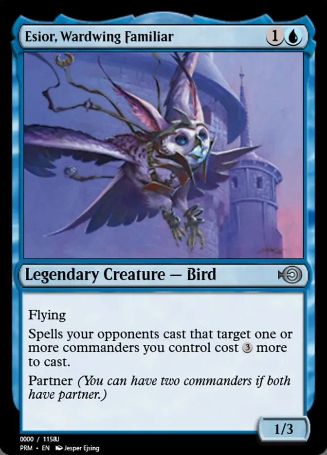 Esior, Wardwing Familiar Front Face