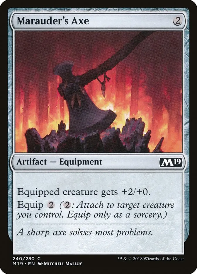 Marauder's Axe Front Face