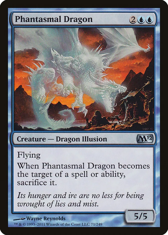 Phantasmal Dragon Front Face