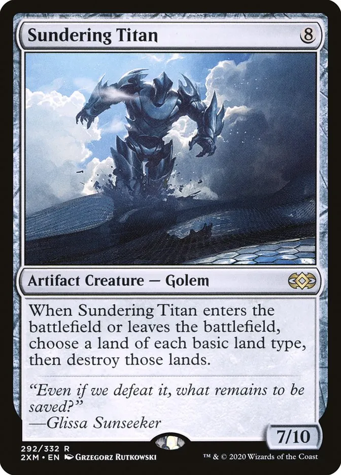 Sundering Titan Front Face