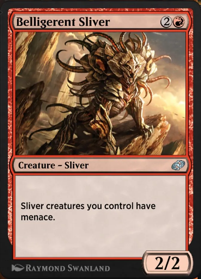 Belligerent Sliver Front Face