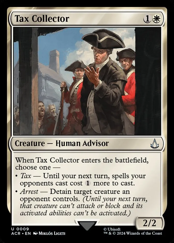 Tax Collector Front Face