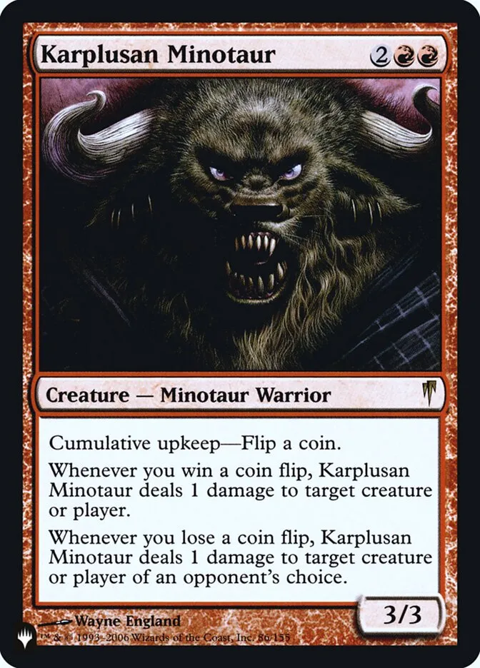 Karplusan Minotaur Front Face
