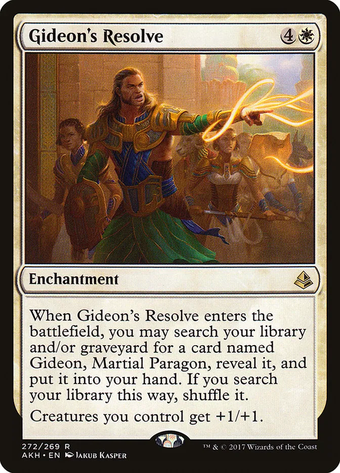 Gideon's Resolve Front Face