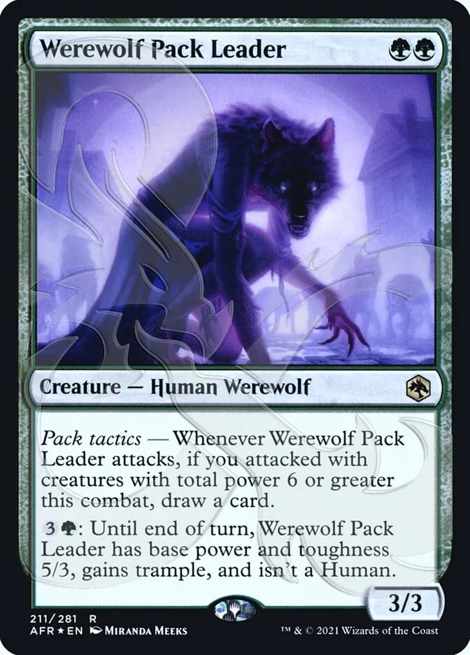 Werewolf Pack Leader Front Face