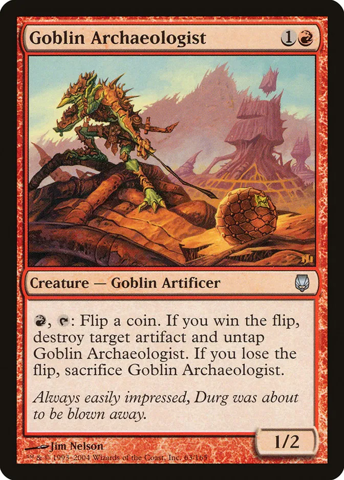Goblin Archaeologist Front Face