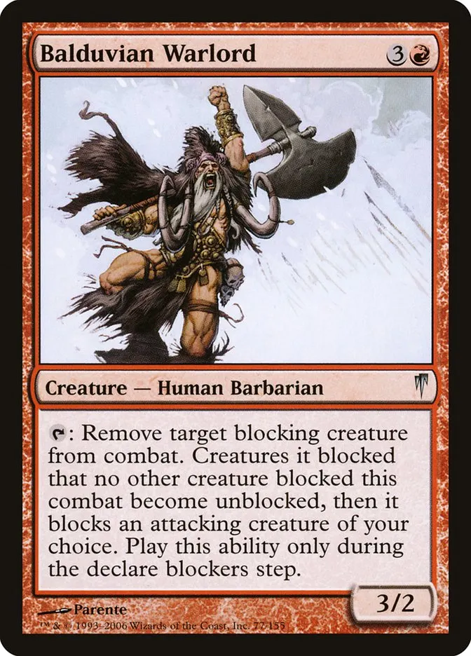 Balduvian Warlord Front Face