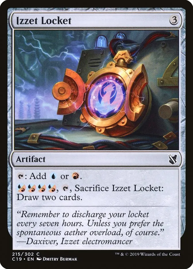 Izzet Locket Front Face