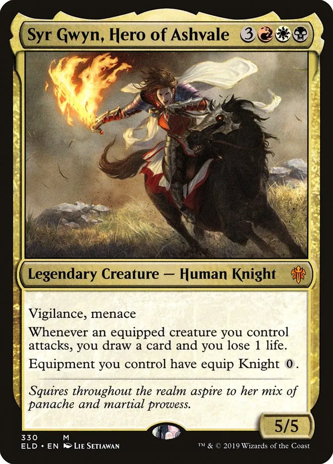 Syr Gwyn, Hero of Ashvale Front Face