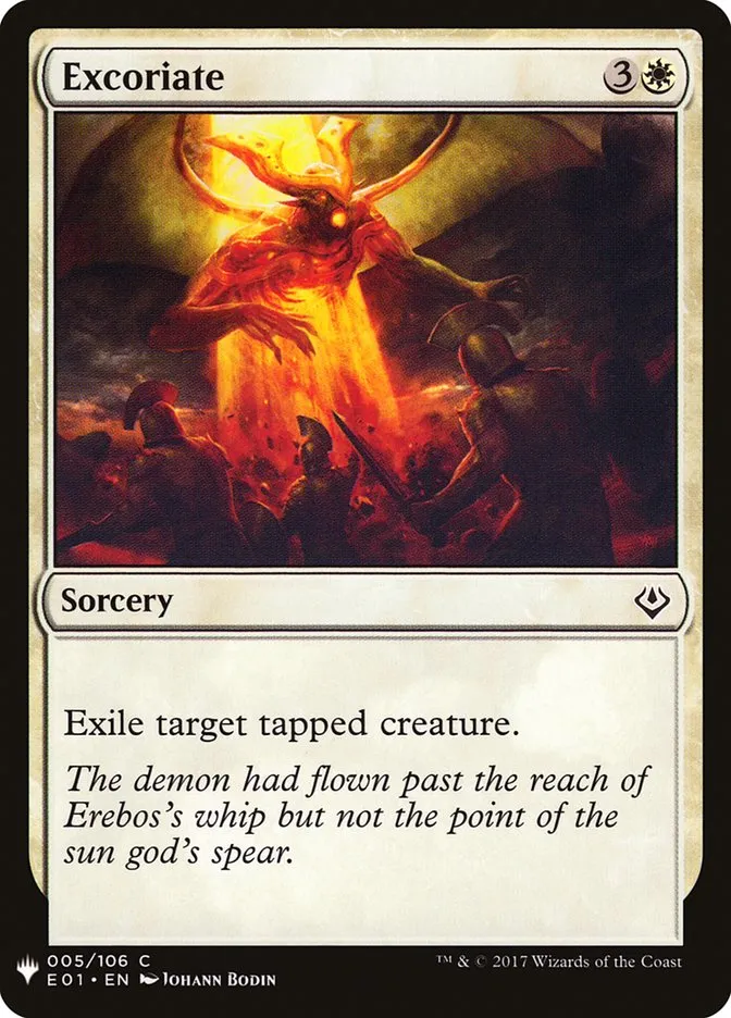 Excoriate Front Face
