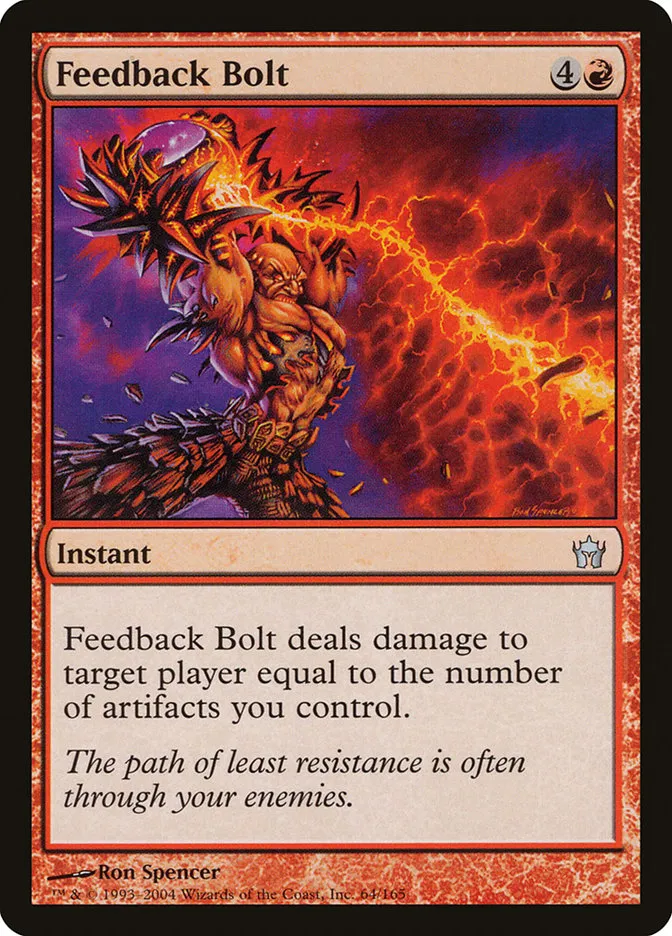 Feedback Bolt Front Face