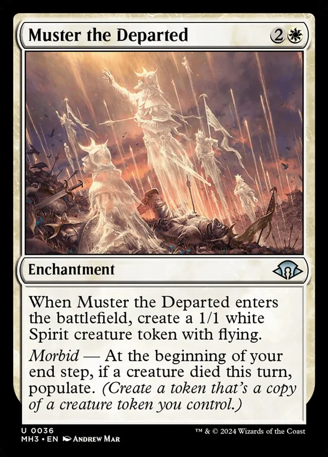 Muster the Departed Front Face